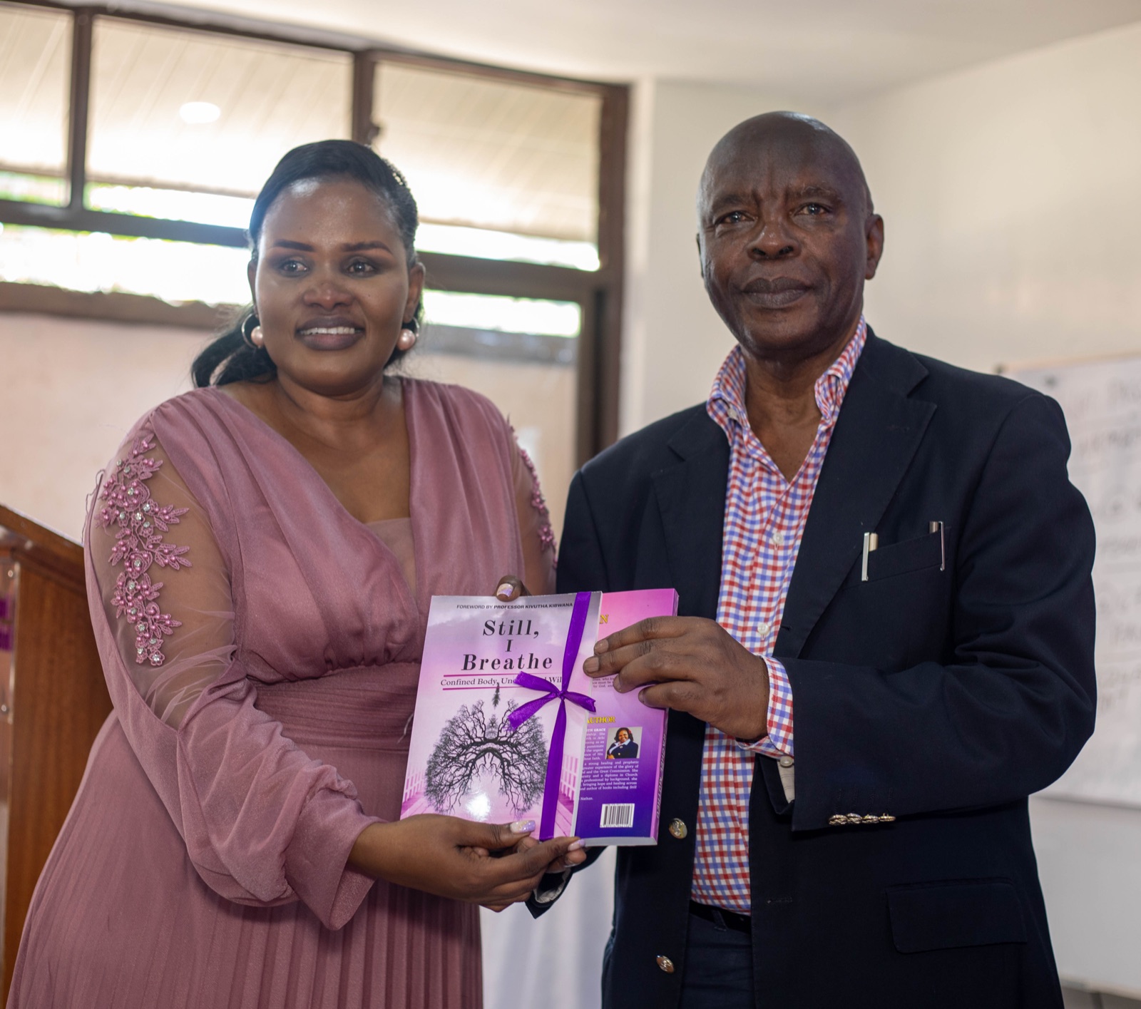 A Chance Publishers author presenting Still, I Breathe